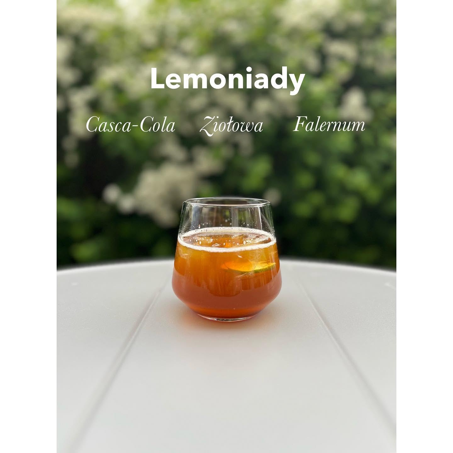 Autorska lemoniada — Casca-Cola, Ziołowa, Falernum